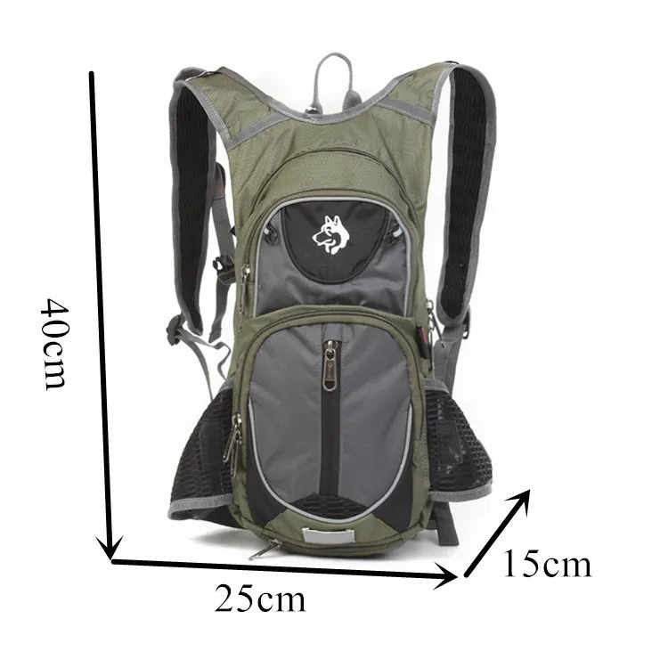 JUNGLE KING CY2013 15L New Waterproof Nylon Bicycle Backpack  Cycling Travel Water Bladder Bag Outdoor Riding Hydration Backpack 5