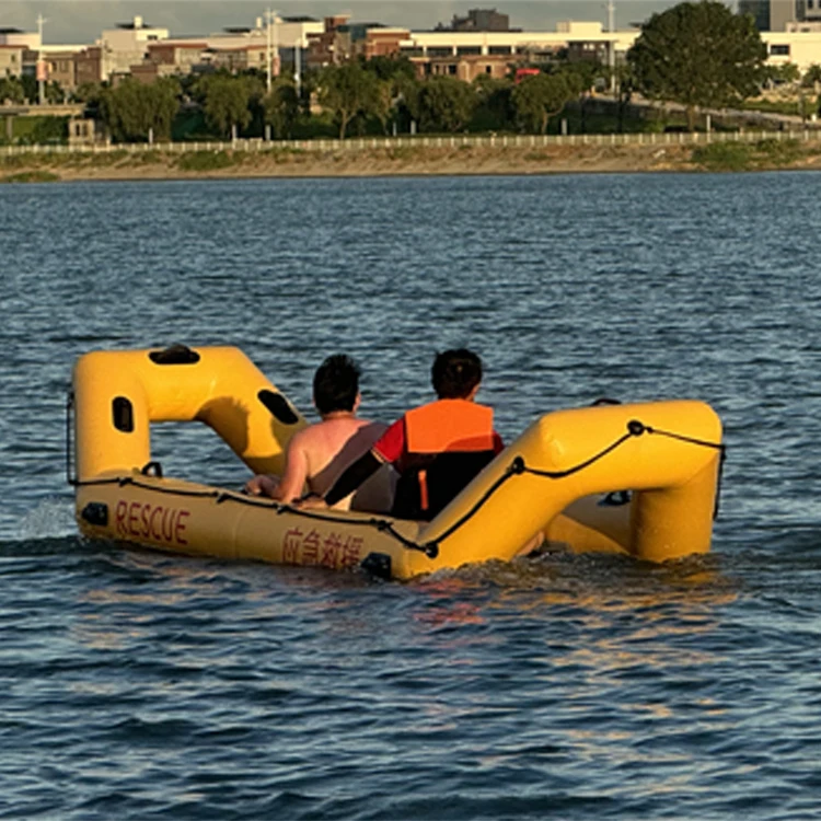 4.5m High Quality Rubber Inflatable Raft Good Quality Life Rafting Boat and Water Rescue Boat Hypalon Inflatable