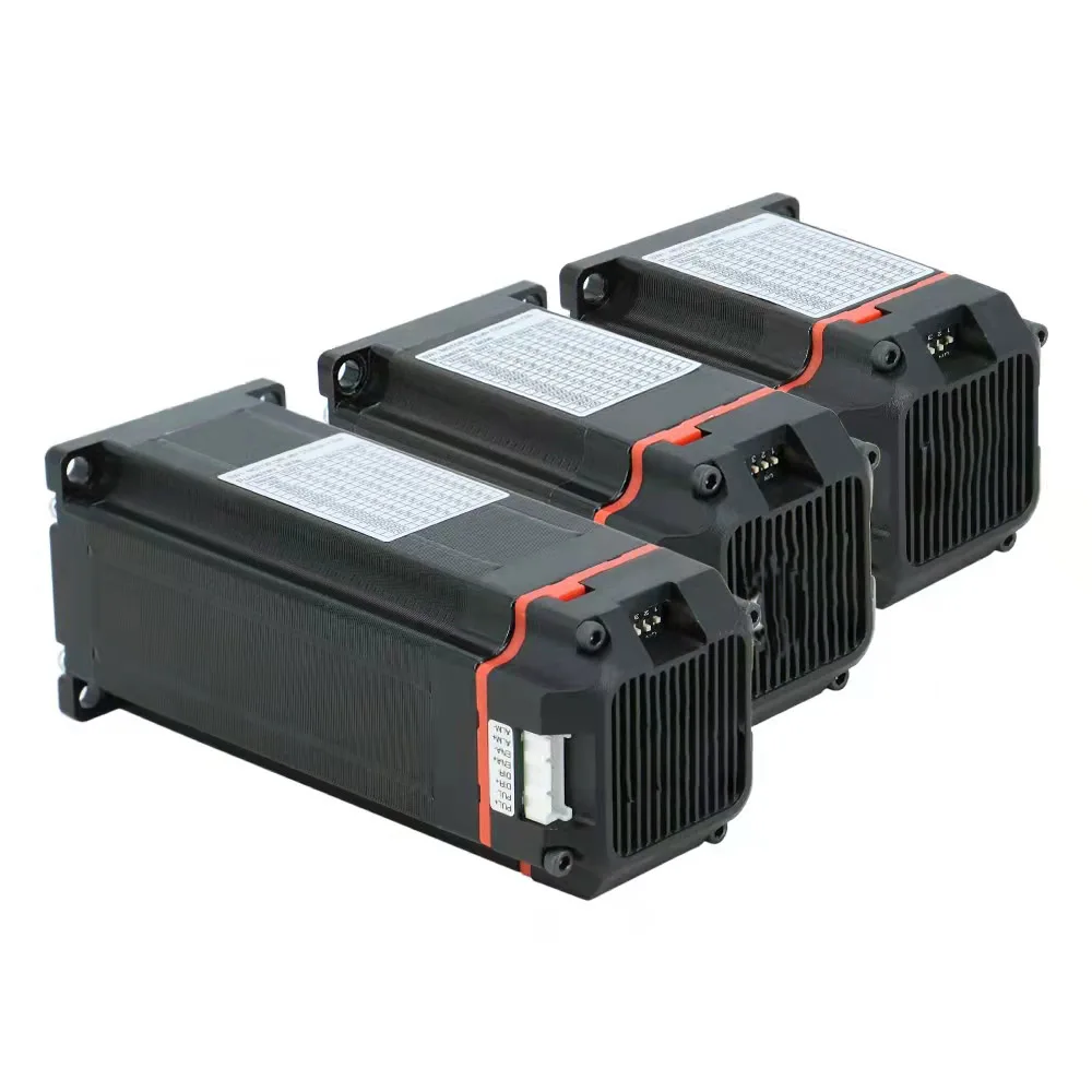 Nema23 폐쇄 루프 스테퍼 모터 1.2N 2N 2.5N 3Nm 하이브리드 통합 서보 모터(3D 프린터 CNC 조각기용 드라이버 포함)