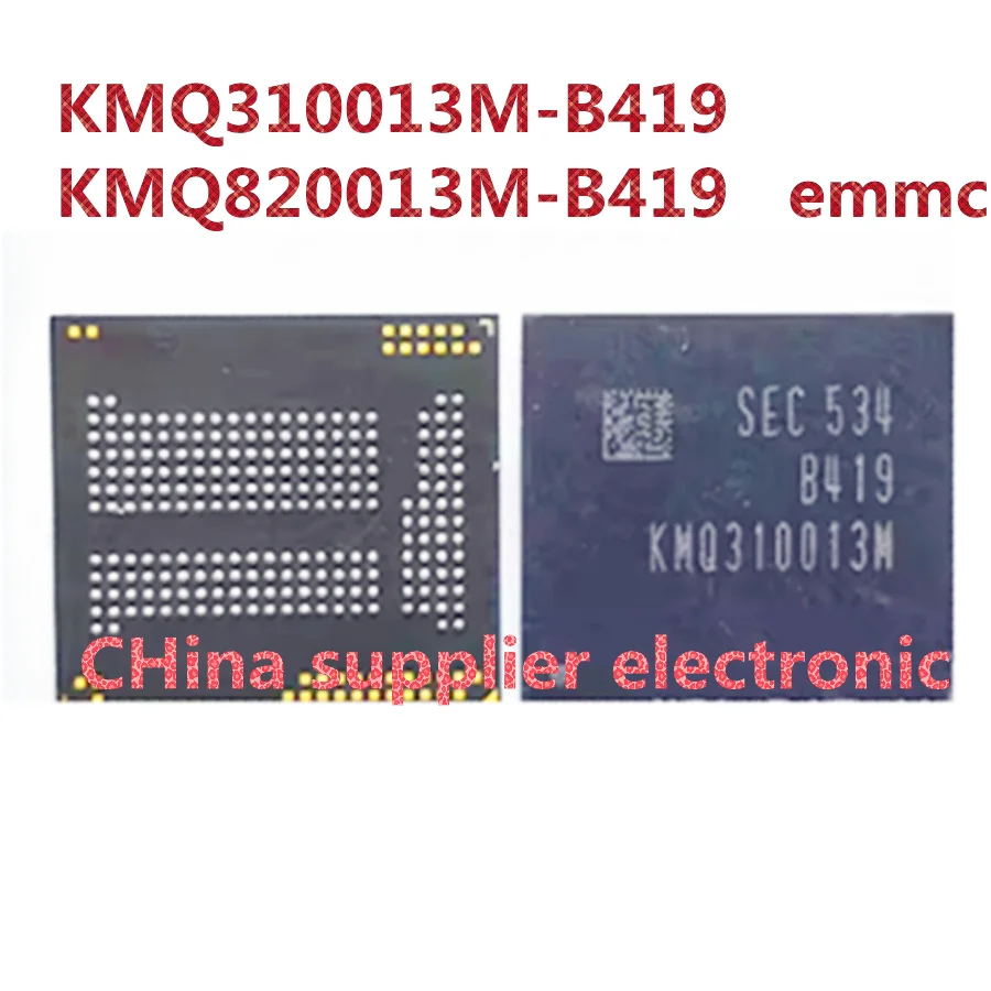 

KMQ310013M-B419 KMQ820013M-B419 is suitable for Samsung 221BGA emcp 16+2 16G font used to plant good balls