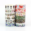 NEW 1pc 10M Decor Mushrooms Flowers Coffee Cups Nautical Washi Tape Set for Scrapbooking Journaling Masking Tape Cute Stationery 1
