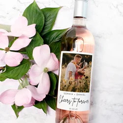 30 Customizable Wine Labels for Her: Perfect Gift for Birthdays, Anniversaries, Valentine's Day, Christmas, and Engagements (Paper)