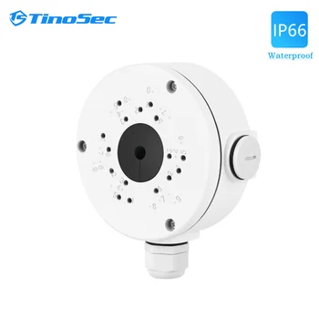 TinoSec 카메라 정션 박스, IP66 방수 CCTV IP 카메라 스탠드, 감시 카메라용 홈 보안 카메라 홀더 브래킷