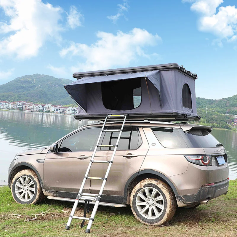 

Hard Shell Car Rooftop Tent 2 Persons Automatic Opening SUV Sedan Pickup Vehicle Outdoor Camping