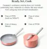 Non-Stick Ceramic Fry Pan (1.05 qt, 8") & Sauce Pan (1.75 qt) - Non Toxic 4