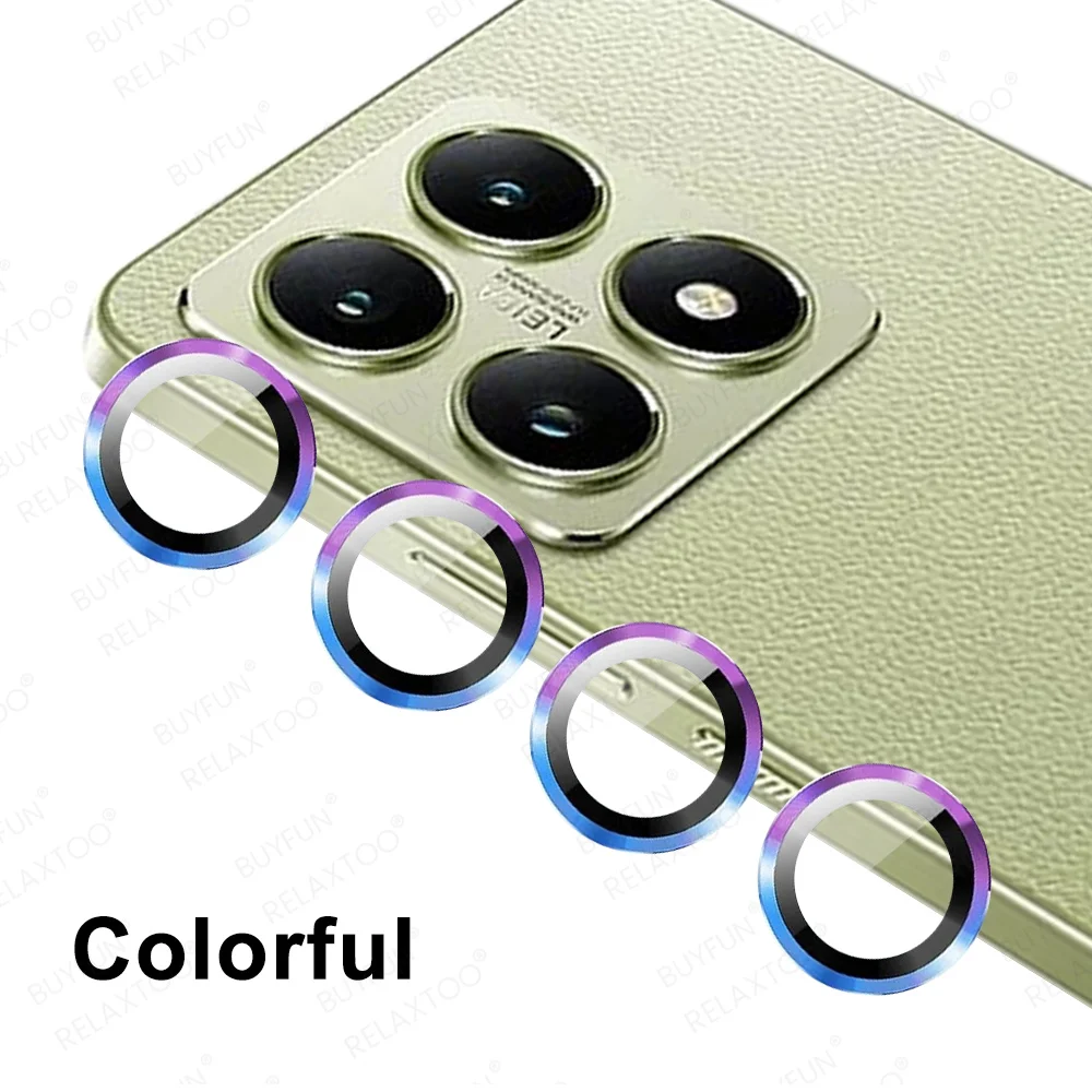 Enhanced Camera Protector with 9H Tempered Glass and Metal Ring – Premium Smartphone Case Accessory