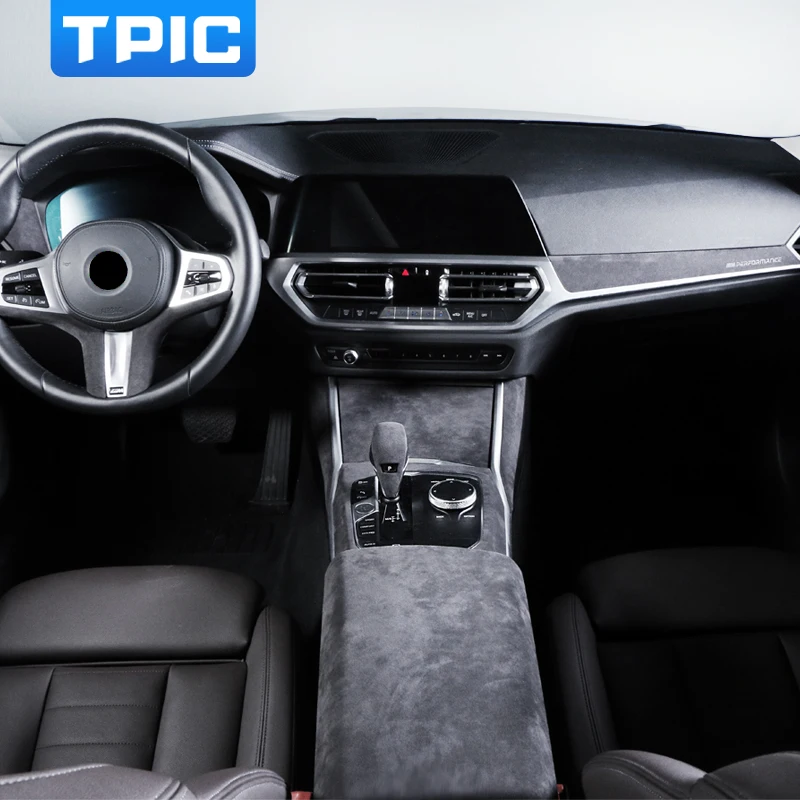 Tic-BMW G20 3シリーズ用強化ステアリングホイールフレーム トリム ダッシュボードカバー ステッカーアクセサリー BMW 3シリーズ G20⁄G21⁄G80 ステアリング\u0026シフト 輸入車カスタムパーツ