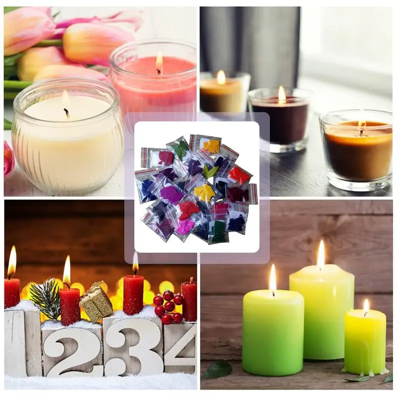 16 Colors Diy Candle Making Wax Dye Paints For Wax Handmade Candle Pigment  Dye For Making Scented Candle Or Soap Dye Xj94 - Candle Dyes - AliExpress