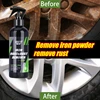 HGKJ Car Paint & Wheel Iron Particles Powder Cleaning Super Rust Dust Remover Spray Metal Surface Defender Auto Rim Cleaner 2