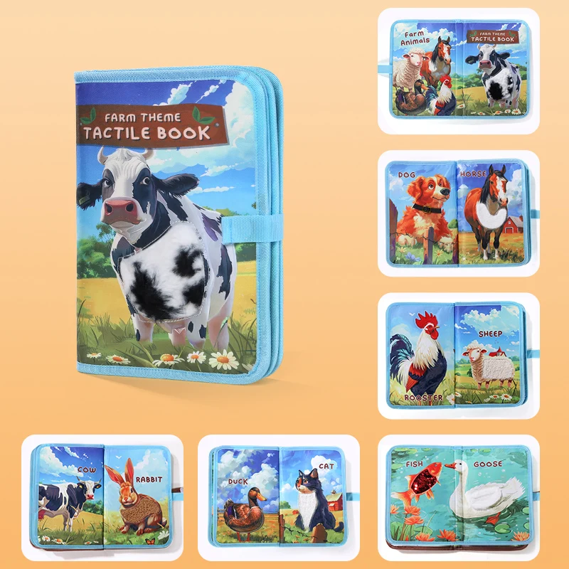 Children's 3D Interactive Cognitive Picture Book - Farm Adventure Edition