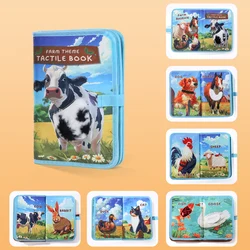 Children's 3D Interactive Cognitive Picture Book - Farm Adventure Edition (Farm Touch Book)