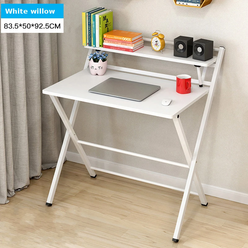 Household Folding Computer Desk Bureau Desks Study Table Save Space Simple Style Notebook Laptop Office Desktop Standing Desk