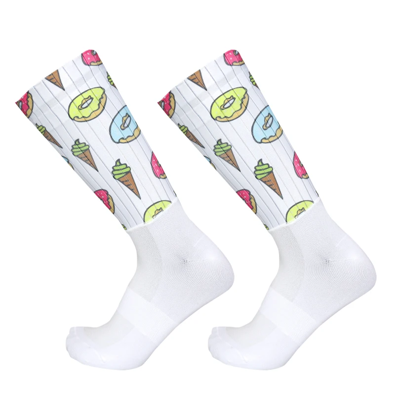 Cycling Socks Summer Breathable Non-slip Silicone Pro Competition Aero Sports Bike Running
