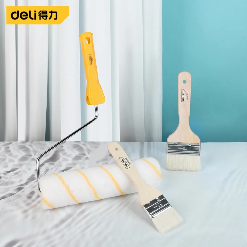 

3/6 Pcs Paint Repair Tool Set Household Wall DIY Decoration Wool Brush Roller Brushes Multifunction Painters Renovation Tool Kit