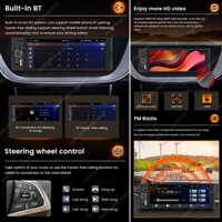 MEKEDE 1Din 6.86 Inch Carplay Android Auto Car Radio Universal Multimedia Player with BT FM Stereo USB Type-C Plug Cam Head Unit - Image 6
