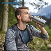 Fjbottle 2L Portable Water Bottle Stainless Steel Cycling Sports Water Bottle Leakproof BPA Free Large Capacity with Bottle Bag 4