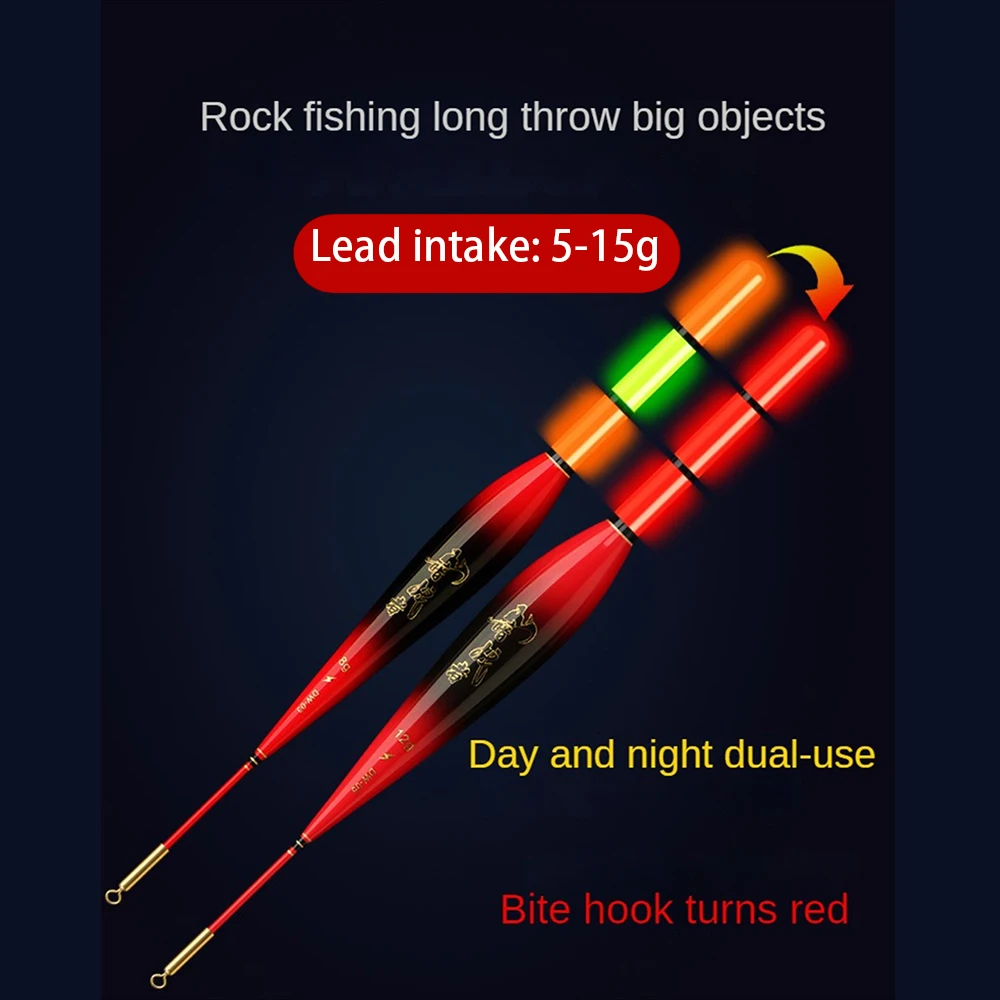 

JiuYu LED Fishing Float Accessories Top Electric Light Deep Water 2020 Winter Tackle Ocean Boat Pesca Goods Carp