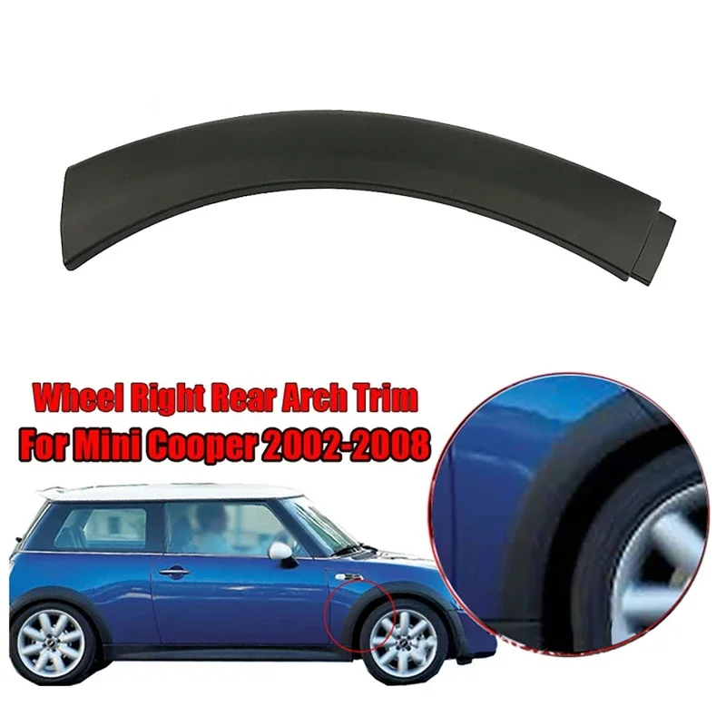 51131505864 51131505868 BMW 미니 쿠퍼 R50 R52 R53 2002-2008 스플래시 머드가드 자동차 앞/뒤 휠 펜더 아치 눈썹 트림