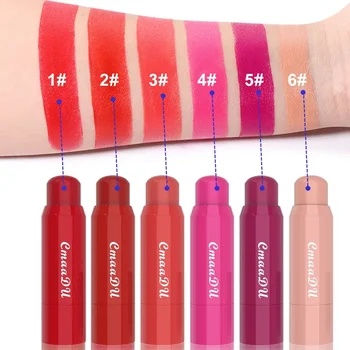 Heallor Blush Stick Contour Cream Blusher Multi-use 6 Colors Waterproof Long-lasting Lip Cheek Eye Shadow Stick Face Makeup Cosm - Thumbnail 5