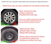 R14 Universal Hub Caps Suitable for 14-inch 15-inch Wheels Wheel Decorative Covers 14in Tire Covers 15in Rim Covers Wheels Tires 2