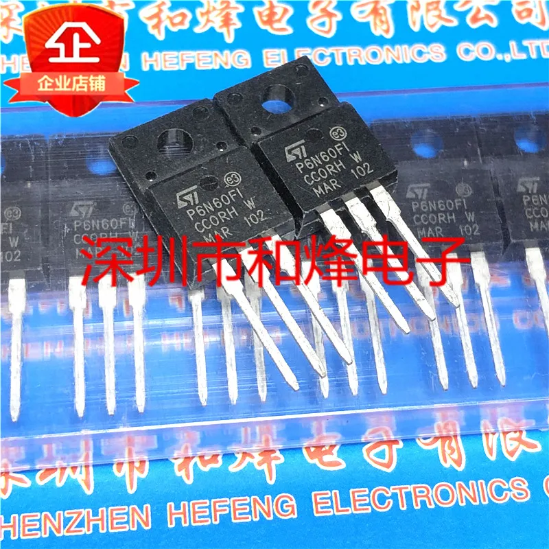 

30 шт. Оригинальный Новый STP6N60FI P6N60FI TO-220F 6A 600V
