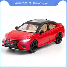 

1:24 TOYOTA Camry Car Model Diecast Alloy High Simulation Car Models 6 Doors Can Be Opened Inertia Toys For Children Gifts