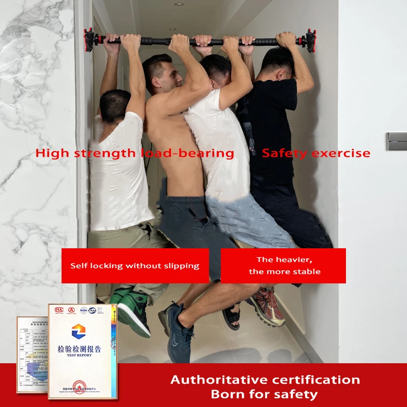 Bull Head Horizontal Bar, Home Indoor Door Pull-up Bar, No Punching, Anti-Falling Pull Up bar, New