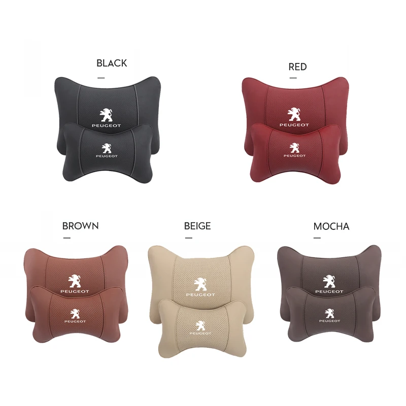 Car Seat Headrest Neck Pillow Lumbar Support For Peugeot 208 3008 308 2008 207 107 508 607 106 406 407 307 206 4008 car headrest,car pillow,car lumbar cushion,car seat belt pillow,baby car seat pillow,car lumbar pillow,car neck pillow,lumbar support pillow
