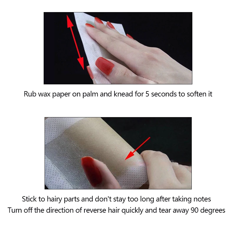 Summer Body Hair Remover Remove Epilator Wax Paper Double-sided Armpit Hair Leg Removal Cream Beeswax High-efficiency Safe