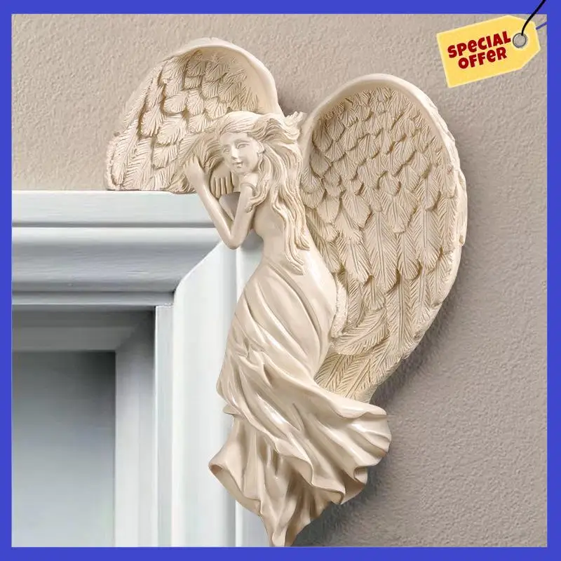 Resin Angel-Wings Sculpture Photo Frame-Decor Kit Crafts Ornament For Festival Or Weddings