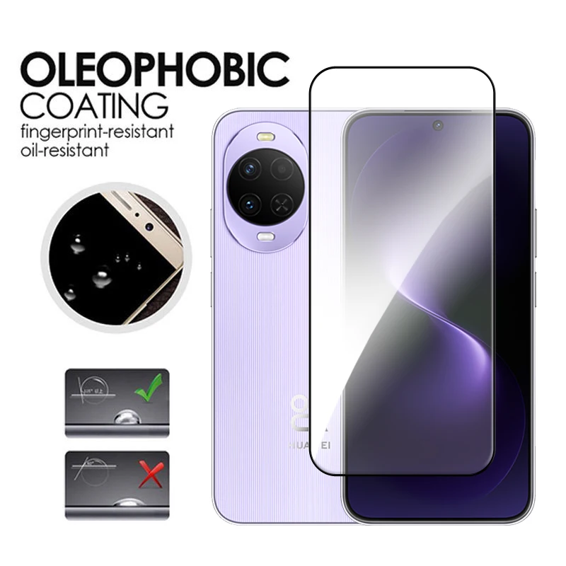 Premium Full Cover Tempered Glass Screen and Camera Lens Protector