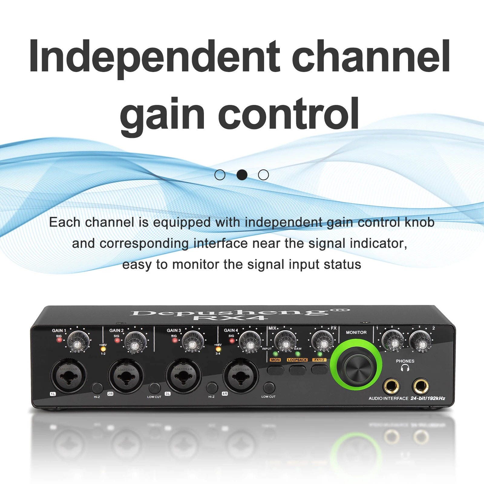 Mélangeur de son d'interface audio USB 192khz Performances exceptionnelles pour Mélangeur de son d'interface audio USB 192khz Performances exceptionnelles pour