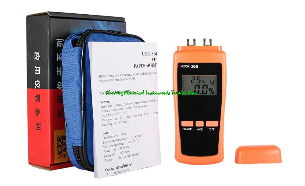 VICTOR VC2GB VICTOR 2GB Digital Portable Tester Meter wood grain Moisture Measurement hygrometer higrometro drywall detector - Image 5