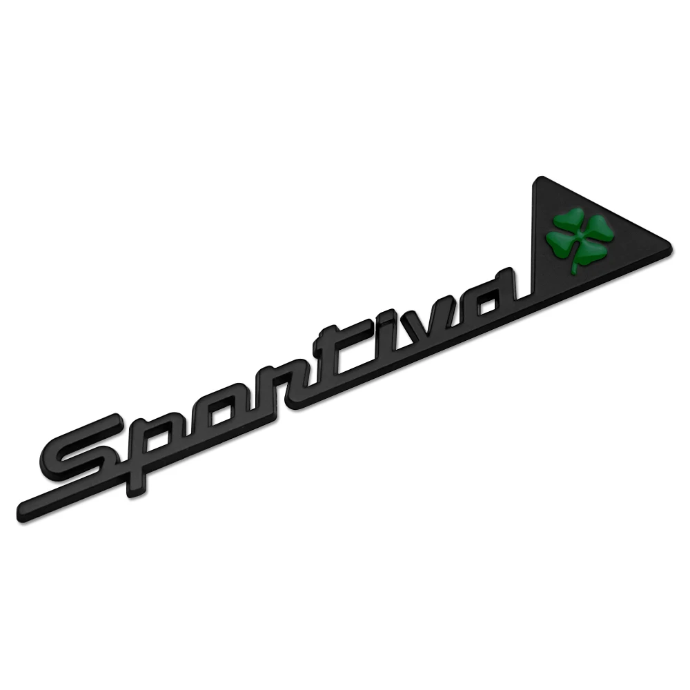 3D Metal Sportiva Badge Sticker Body Decoration Decal