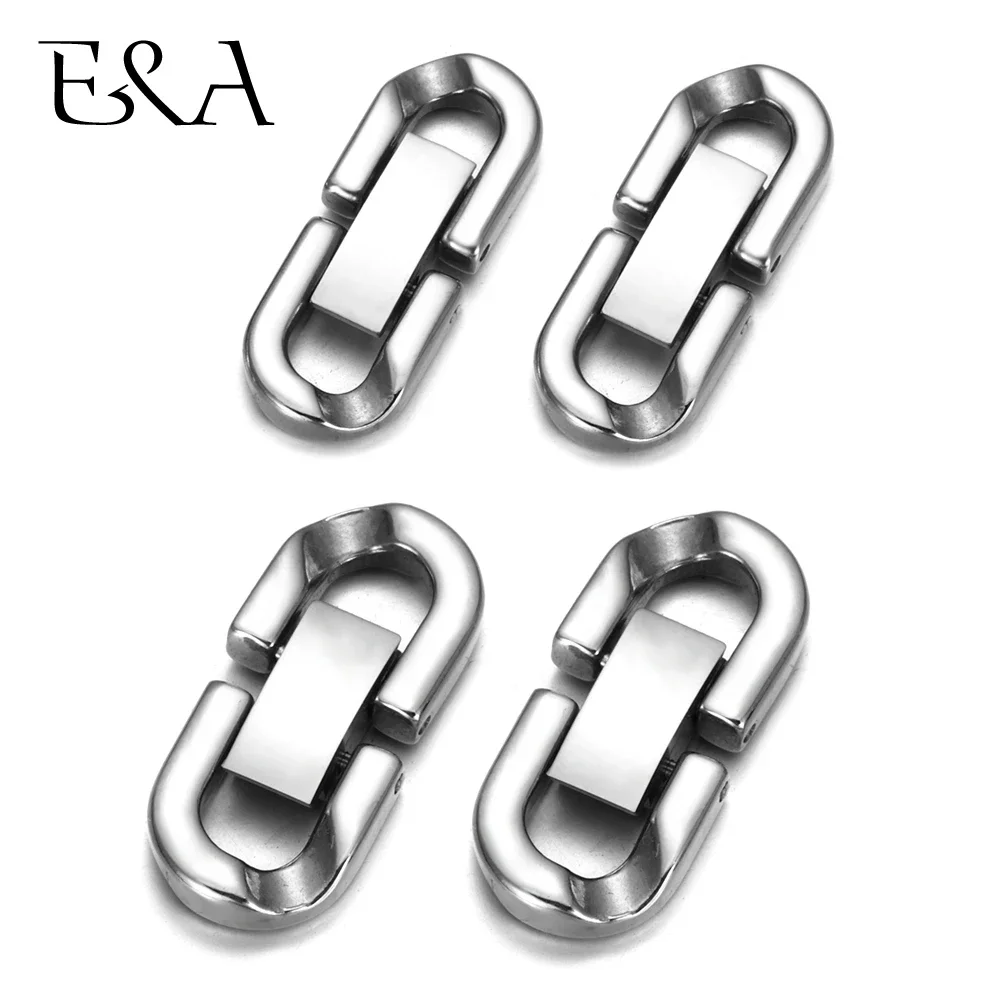 

Stainless Steel Clasps Closure for Cuba Chain Bracelet and Necklace Buckle Jewelry Making Accessories