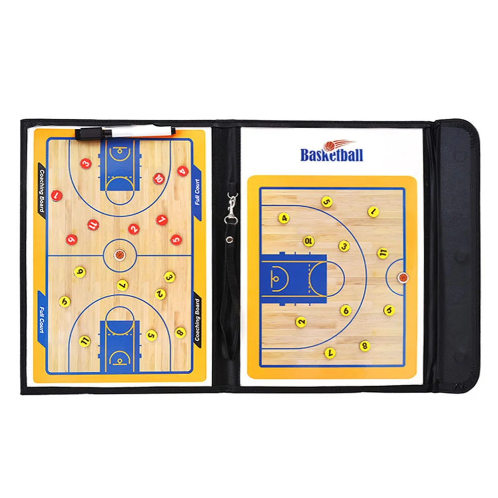 

Magnetic Colorful Professional Basketball Coaching Board Erase Resuable Clipboard with Dry Erase Zipper Bag Marker Pen