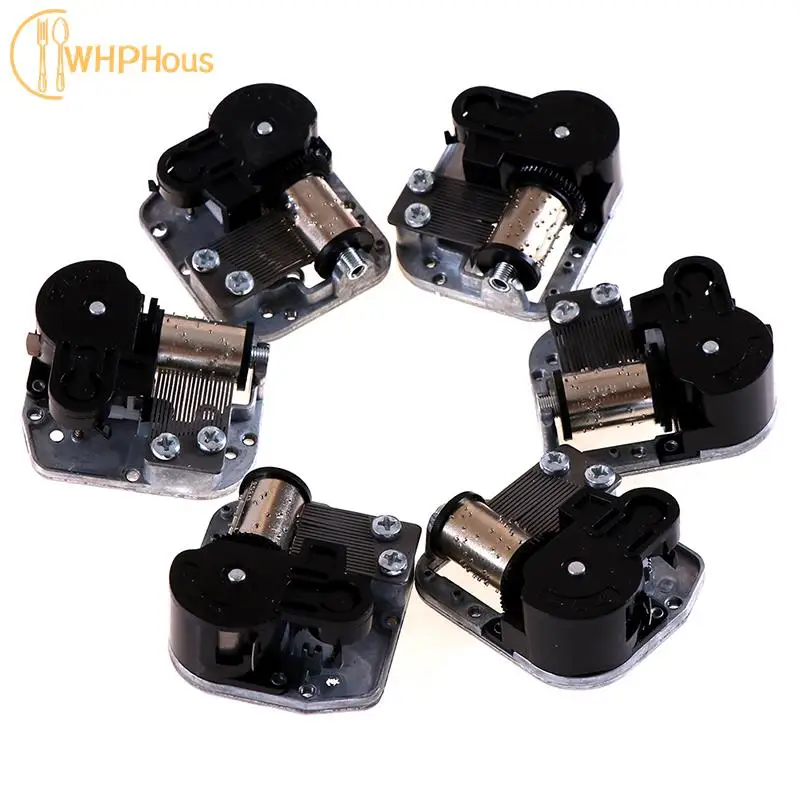 1pc 6 styles Mechanical DIY windup music box sankyo musical movement+screws+key