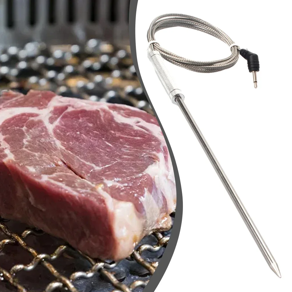 Stainless Steel Replacement Probe for Thermopro TP17 TP27 Meat Thermometers, Compatible with TP 17 TP27, Easy to Clean and Use