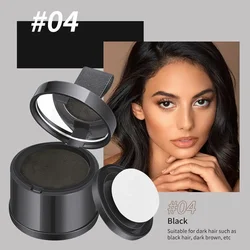 Multi - Color Hairline Powder for Instant Root Coverage and Hair Enhancement (Black)