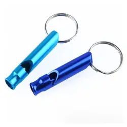 Key Ring Edc Multifunction Whistle Emergency Survival Whistles Keychain Small Whistle Multifunction Aluminum Training Hiking