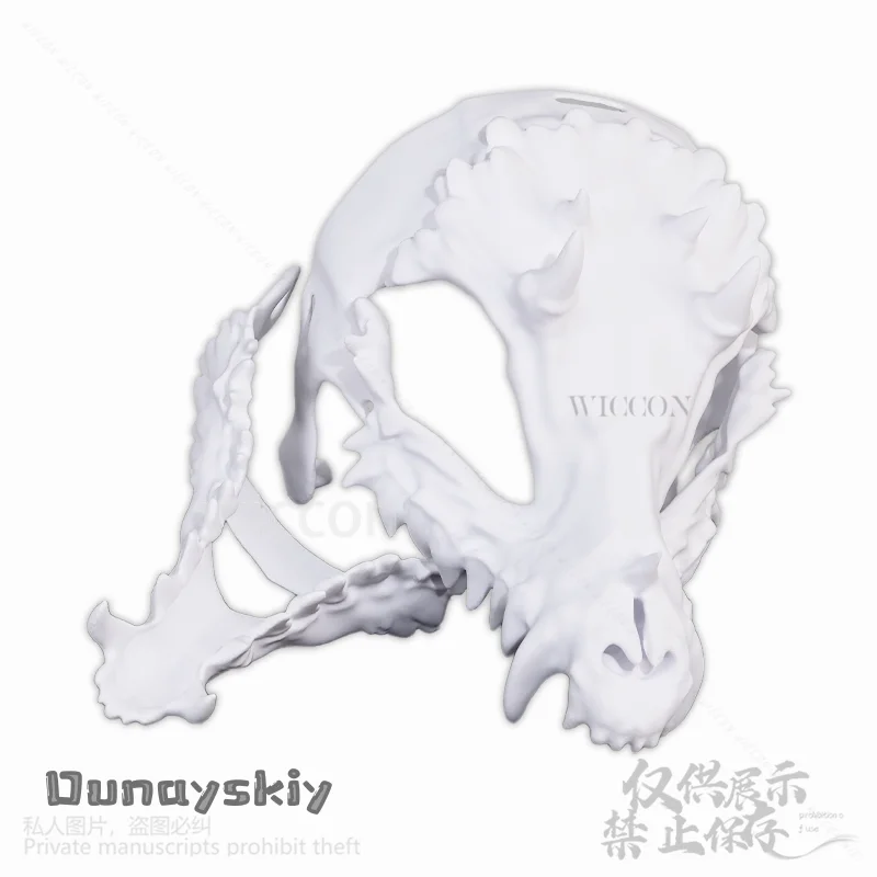 Anime Game Animal Furry Cosplay 3D Mask Furrsuit Kigurumi Props Polylactic Acid Headwear Halloween Christmas Party Customized