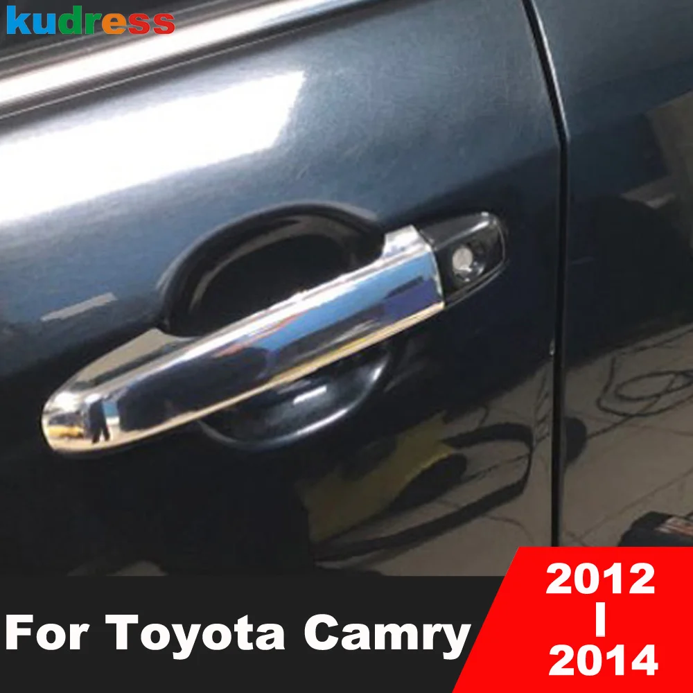 Per Toyota Camry 2012 2013 2014 Chrome Car Side Door Maniglia Copertura Trim Decorazione Modanatura Catch Overlay Accessori Esterni