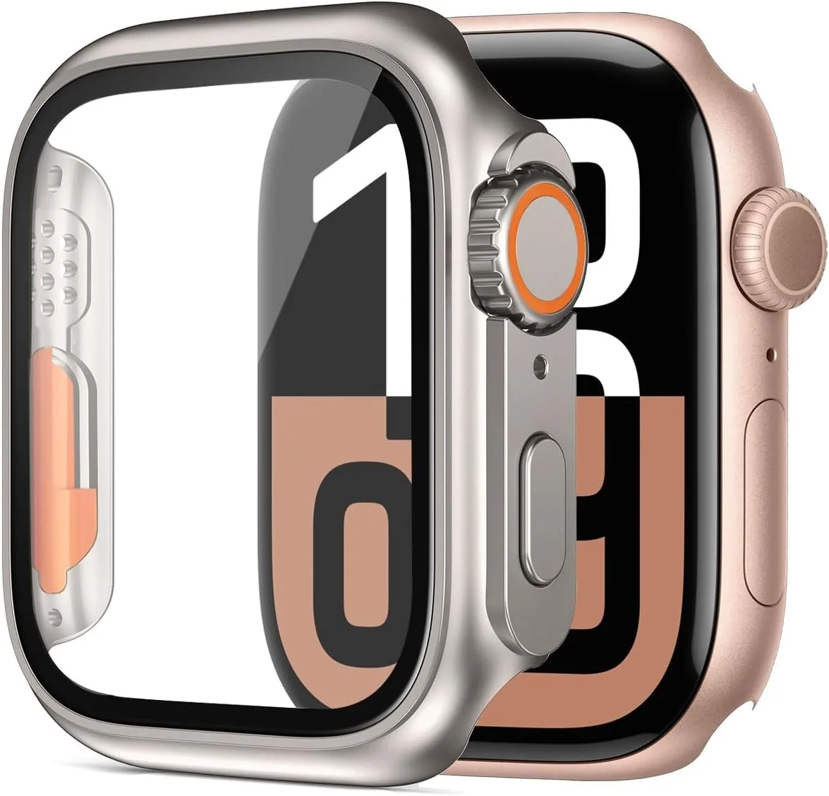 Premium Glass Watch Case with Screen Protector and Ultra Bumper
