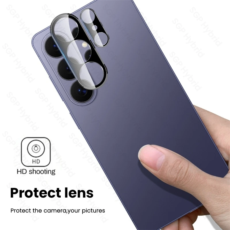 Premium Black 3D Curved Camera Lens Protector Glass