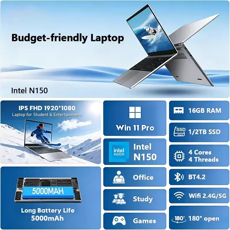 لابتوب بشاشة 14.1 بوصة، معالج Intel I9-10980HK، ذاكرة وصول عشوائي 32 جيجابايت، قرص تخزين SSD بسعة 1 تيرابايت، شاشة FHD IPS بمعدل تحديث 165 هرتز، ماسح بصمات الأصابع، واي فاي 6، مثالي للألعاب التنافسية والبث المباشر