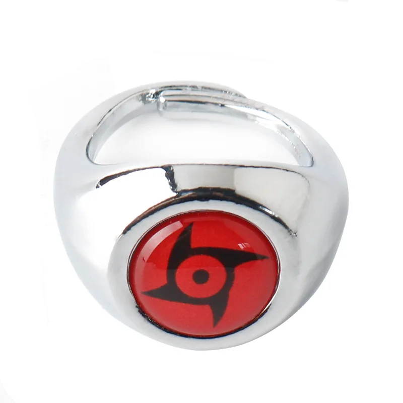 thumbnail image 1 of Anillos Sharingan de Naruto Akatsuki, Deidara Uchiha Itachi, figura de anime, accesorio de joyería para cosplay, anillo de metal, accesorio, regalo de Halloween, 1 of 5