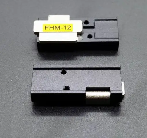 Made In China Fiber Holder FHM-12 For Ribbon Fiber Fusion Splicer T-66 T-81M T-82M T-71M 12 Core Ribbon FIber Clamp A Pair