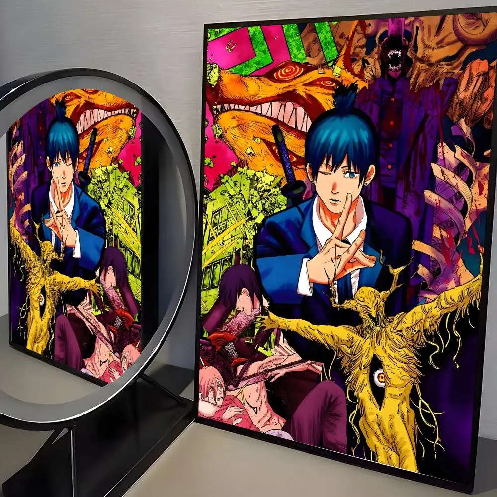 Waterproof HD Anime Art Poster - Self-Adhesive and Fade Resistant Wall Decor
