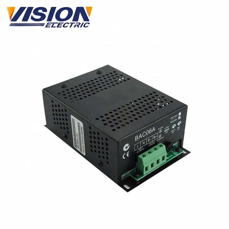 

VISION Intelligent Battery Charger BAC06A 12V 24V BAC06A Can Transfer By Hand More Stable with Floating Charge