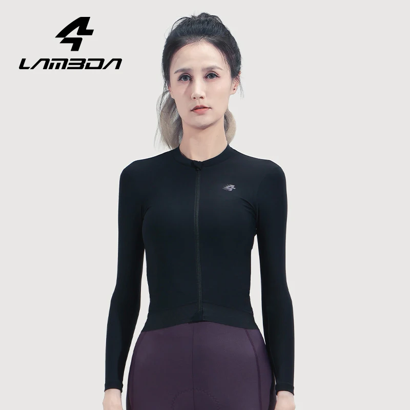 LAMEDA Spring Cycling Jersey UV Proff Mountain Road Bike Long Sleeve Jersey Riding Shirt Women's MTB Clothing
